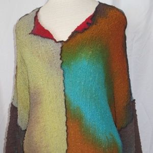 Justine Artwear Hand Painted Silk Tunic